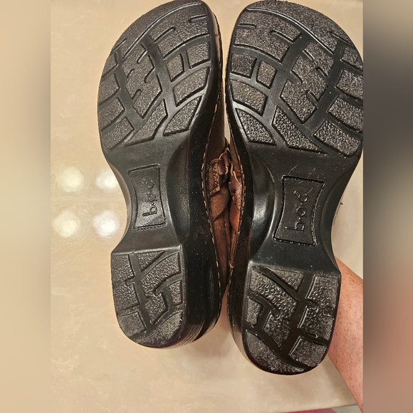 Born Concepts Womens Peggy Clog Braided Strap Brown Leather/Platform Shoe Sz10 - Picture 5 of 10